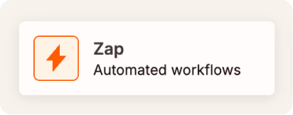 Zap — Automated workflows